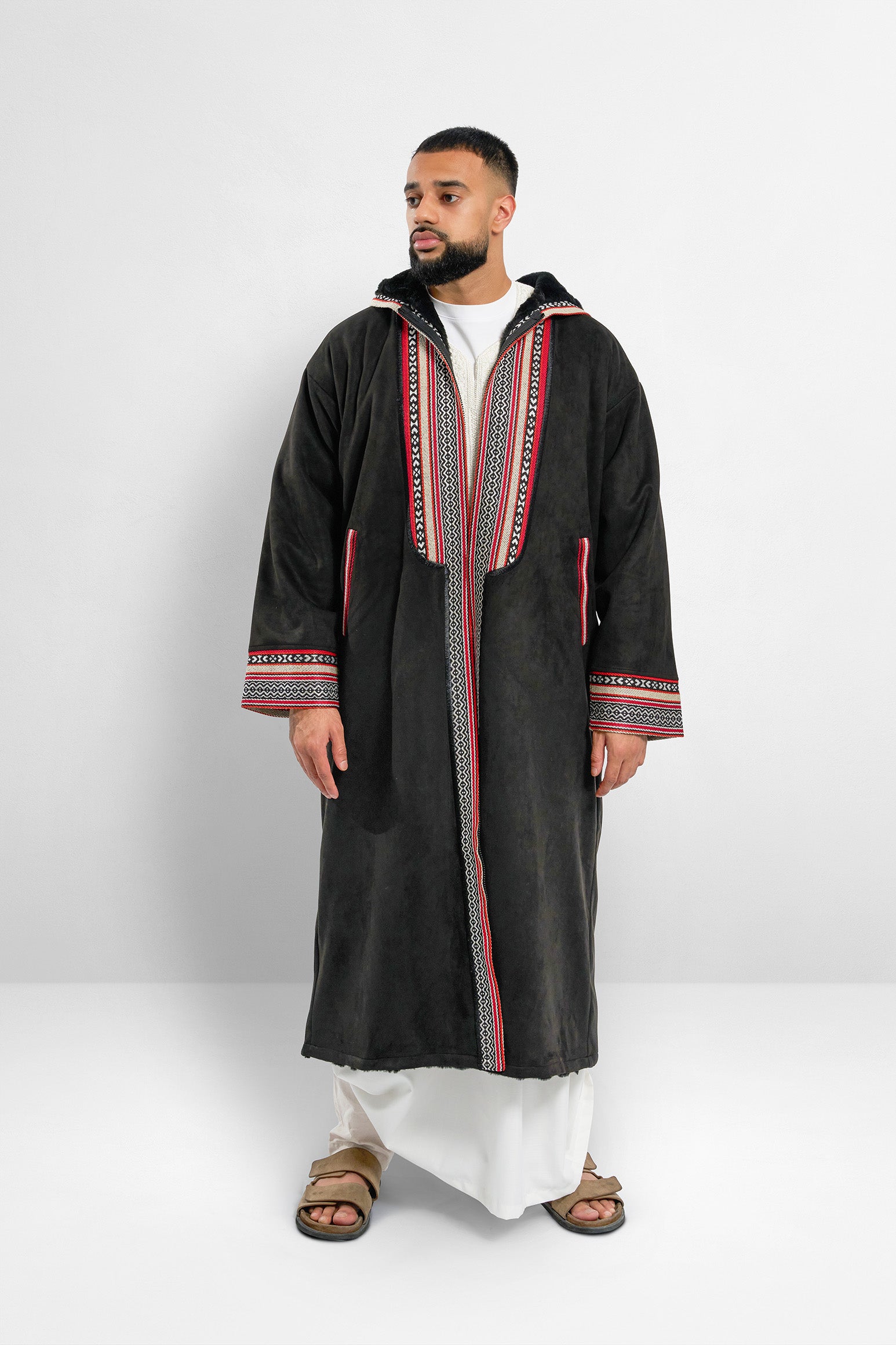 Premium Heritage Hooded Farwa Black