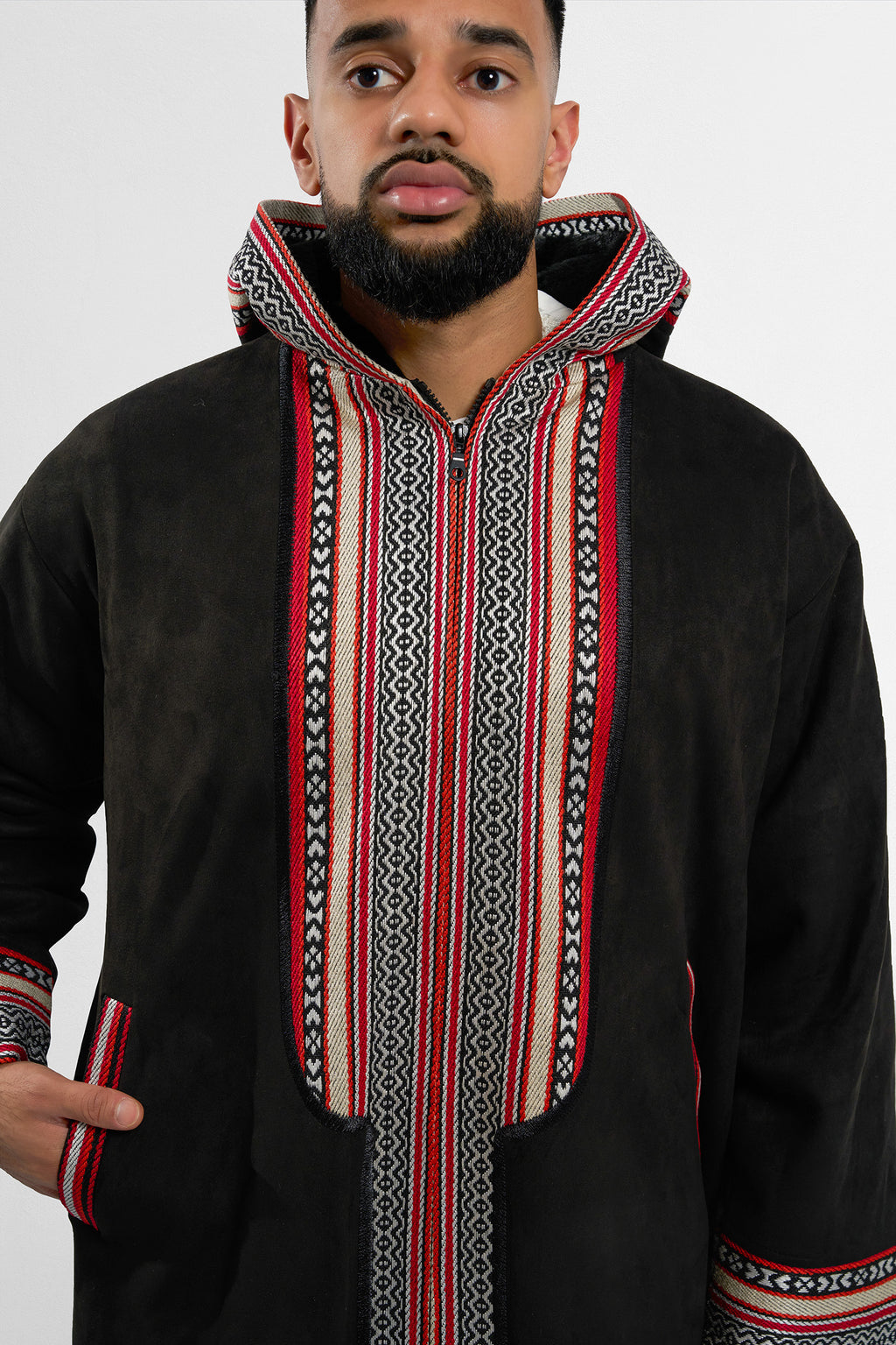 Premium Heritage Hooded Farwa Black