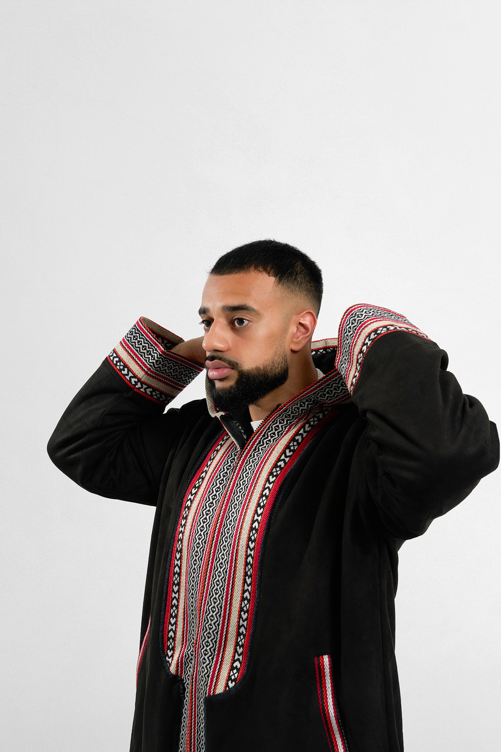 Premium Heritage Hooded Farwa Black