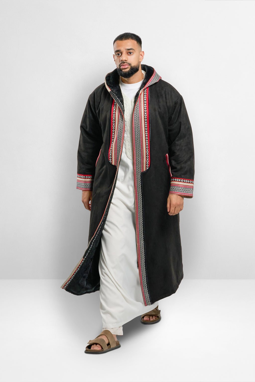 Premium Heritage Hooded Farwa Black