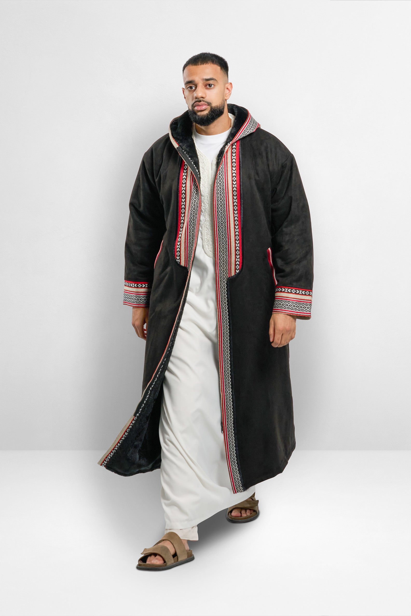 Premium Heritage Hooded Farwa Black