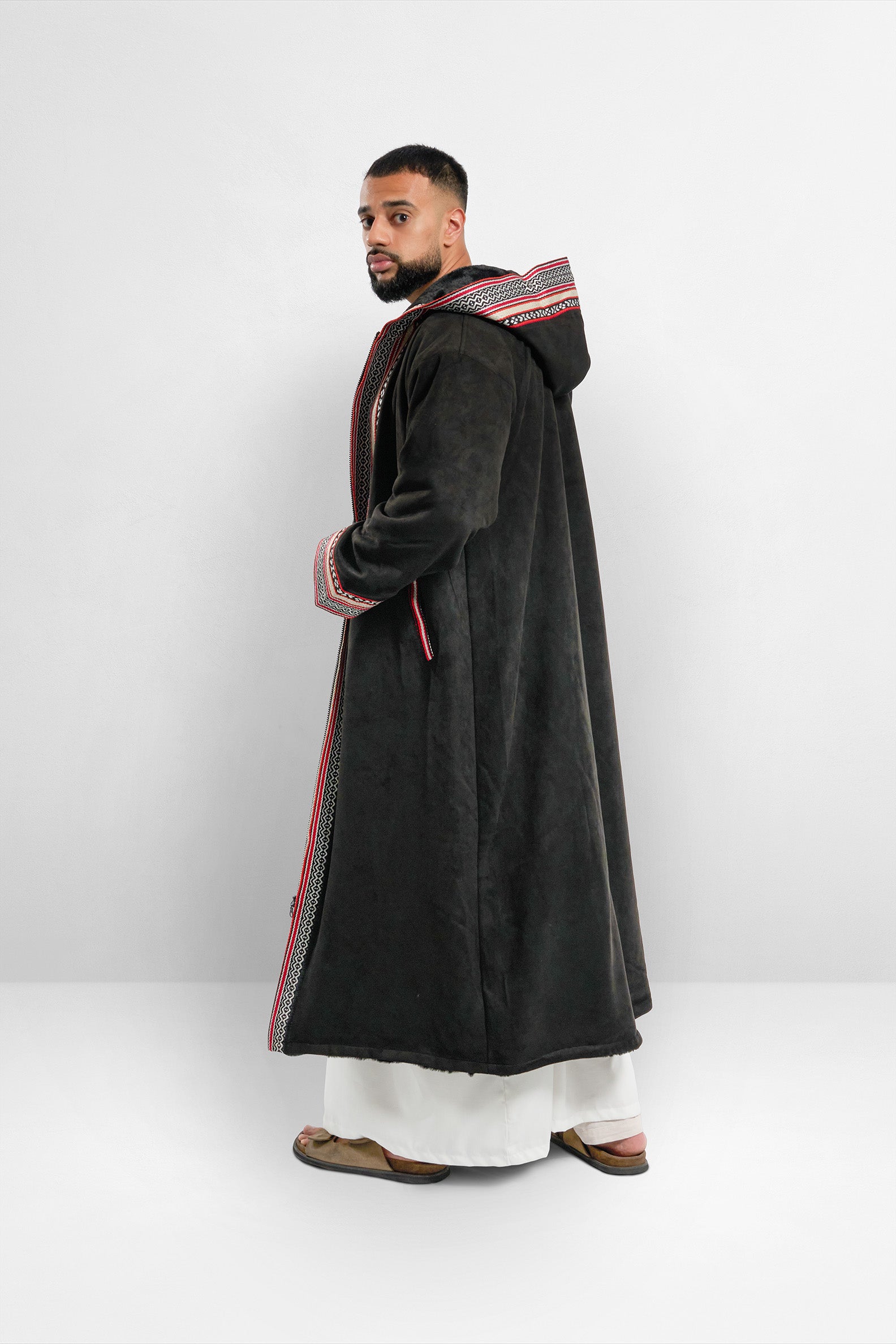 Premium Heritage Hooded Farwa Black