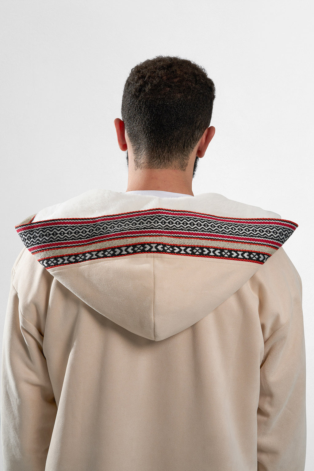 Premium Heritage Hooded Farwa Cream