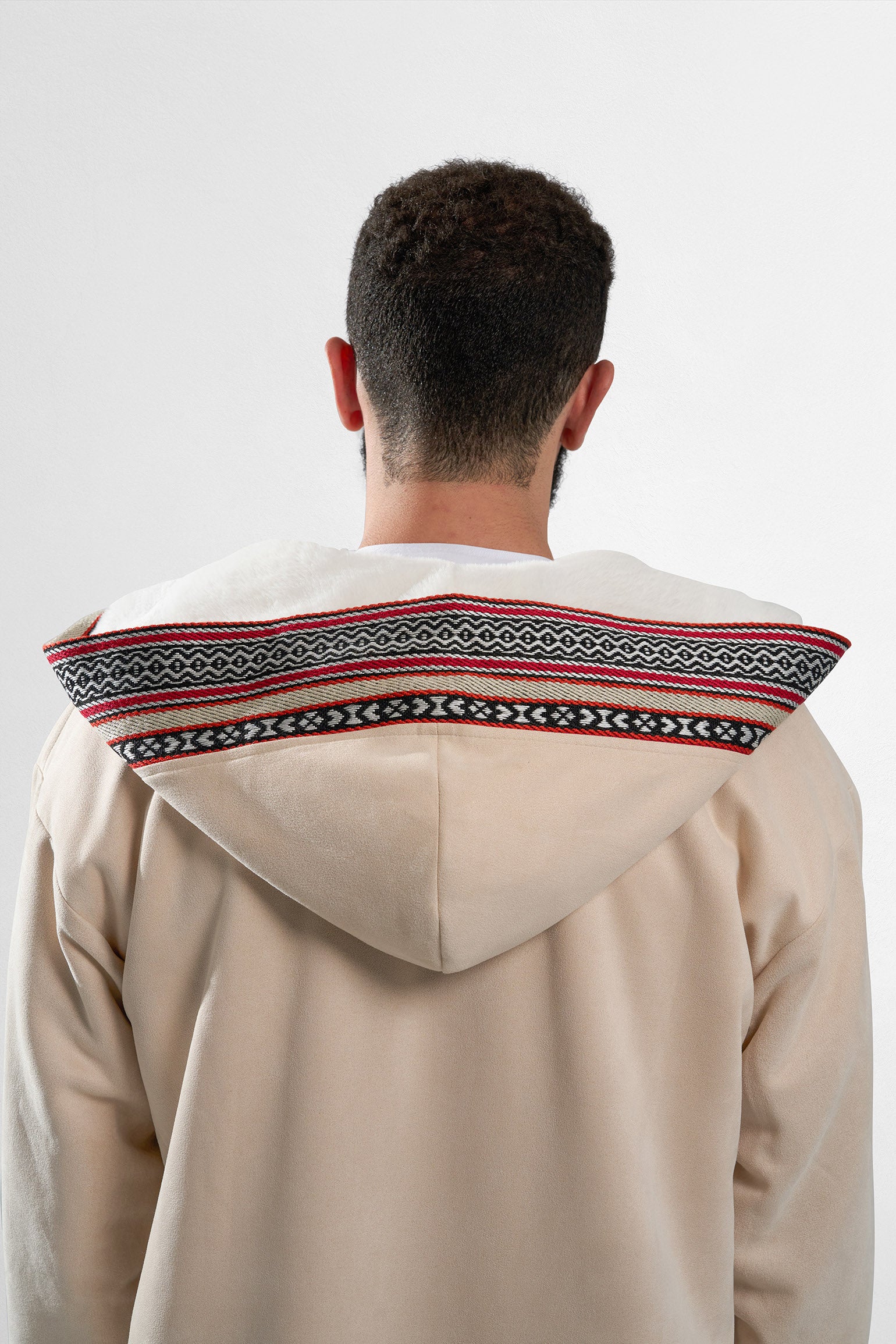 Premium Heritage Hooded Farwa Cream